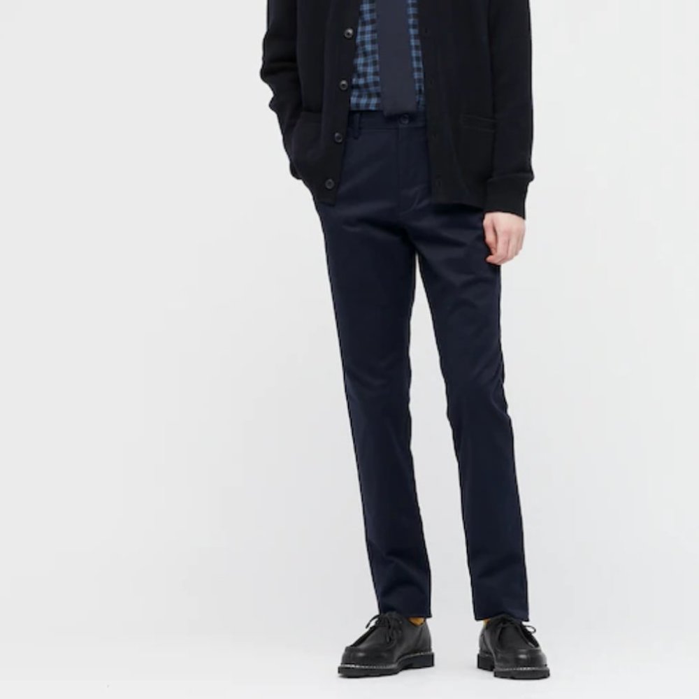 Slim Fit Chino Pants Uniqlo, Black 30X34inch